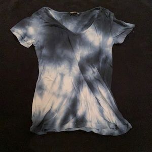 Brandy Melville Blue Tie Dye Tee